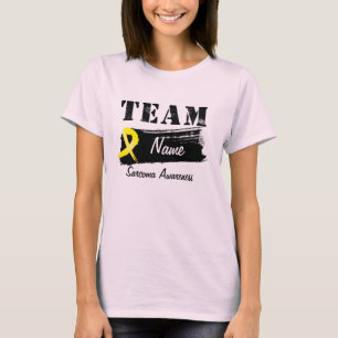 T-shirt Nom fait sur commande d'équipe - sarcome