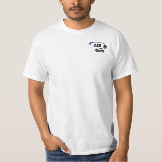 T-shirt Nom fait sur commande - golfeur de disque - jaune