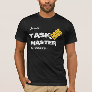 T-shirt Nom fait sur commande V06 de patron de MAÎTRE de