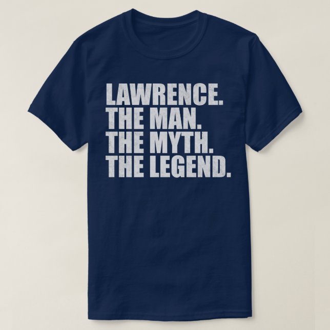 T-shirt Nom Lawrence Nom donné Lawrence (Design devant)