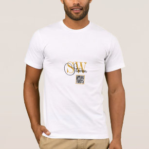 T-shirt Nom Monogrammé & Signature Moderne / Mode