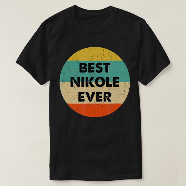 T-shirt Nom Nikole (Design devant)