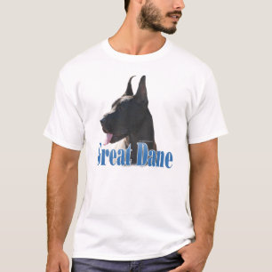 T-shirt Nom (noir) de great dane