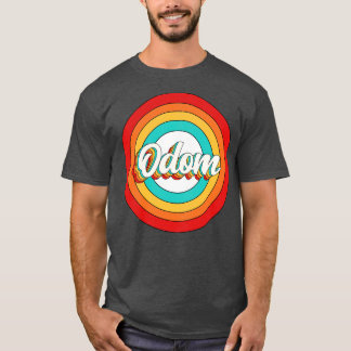 T-shirt Nom Odom Chemise Vintage Cercle Odom