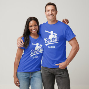 T-shirt Nom personnalisé Baseball