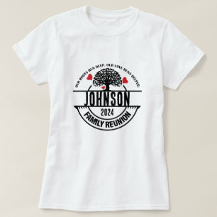 T-shirt Nom personnalisé et correspondance de réunion de f
