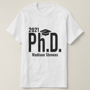 T-shirt Nom personnalisé et doctorat de l'annéet-shirts