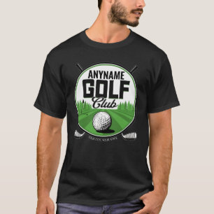 T-shirt Nom personnalisé Joueur de golf Pro Golf Club  