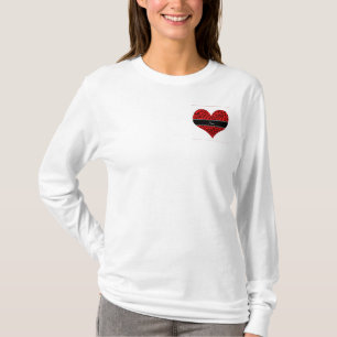 T-shirt Nom personnalisé motif léopard rouge