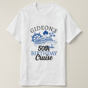 T-shirt Nom personnalisé Navire Ballons Croisière Annivers