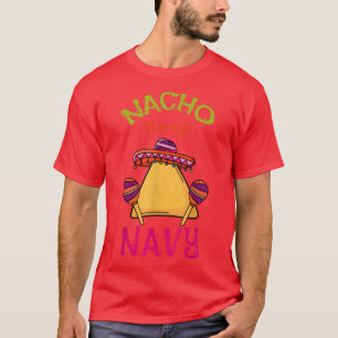 T-shirt Nom personnalisé Navy Nacho Average Drôle Taco Ro