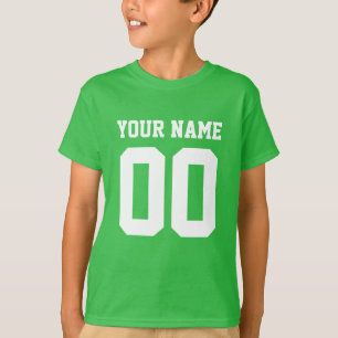 T-shirt Nom personnalisé Numéro Enfants Football Jersey Sh