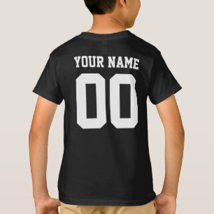 T-shirt Nom personnalisé Numéro Enfants Football Jersey Sh