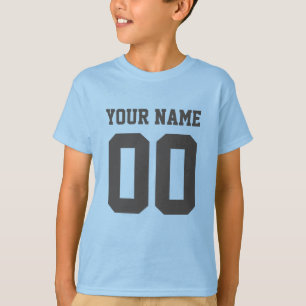 T-shirt Nom personnalisé Numéro Enfants Football Jersey Sh