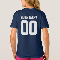 Nom personnalisé Numéro Filles Football Jersey Shi