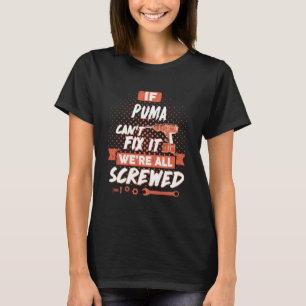 T-shirt Nom PUMA, nom de famille PUMA crête