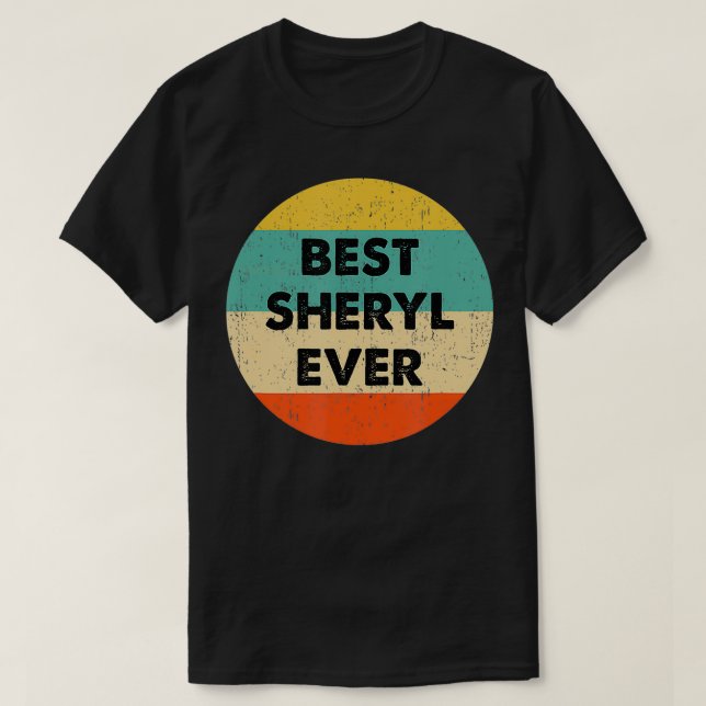 T-shirt Nom Sheryl (Design devant)