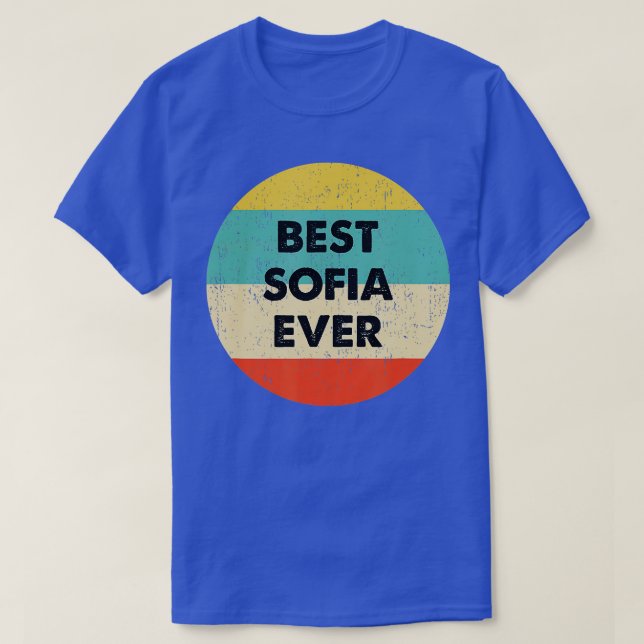 T-shirt Nom Sofia (Design devant)