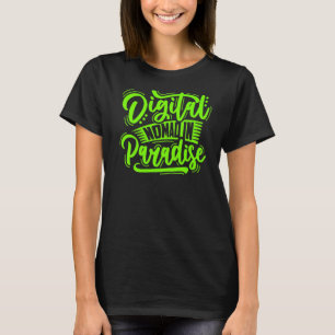 T-shirt NOMAD NUMÉRIQUE DANS LE PARADISE Digital Nomads Fr