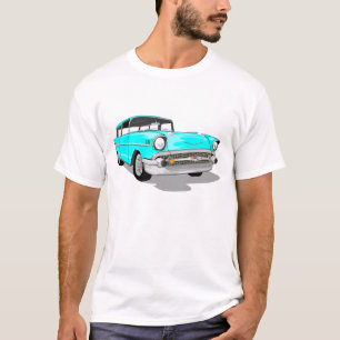 T-shirt Nomade 1957 dans bleu-clair