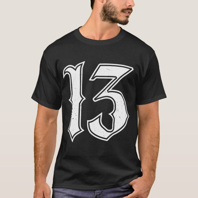 T-shirt Nombre chanceux (Devant)