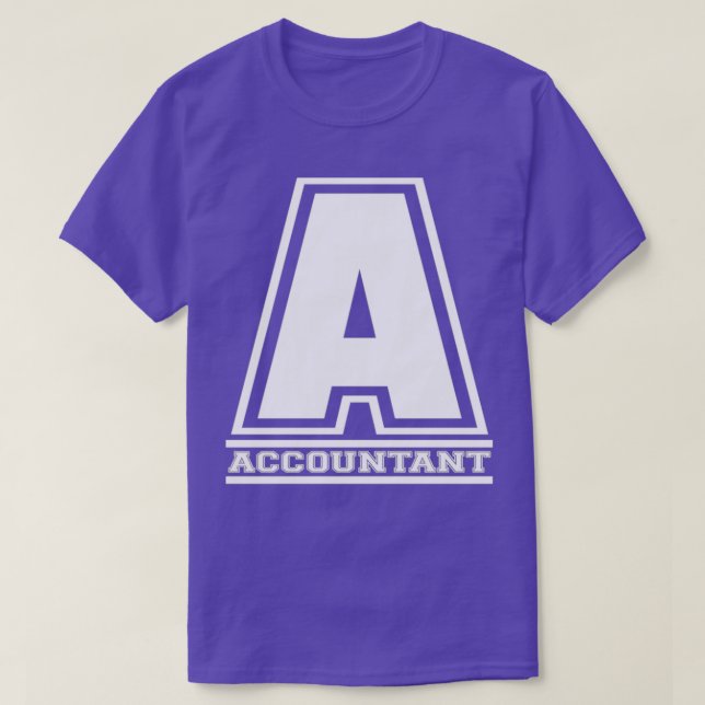 T-shirt Nombre comptable Poste de profession comptable (Design devant)