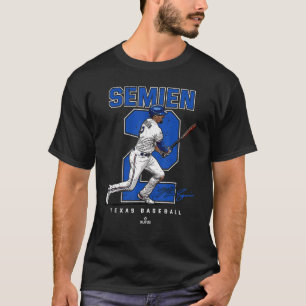 T-shirt Nombre et Portrait Marcus Semien Texas