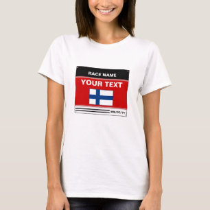 T-shirt Nombre fait sur commande de bavoir