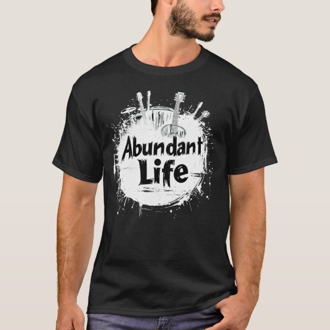 T-shirt Nombreux rochers de vie (avant et foncé) (Devant)