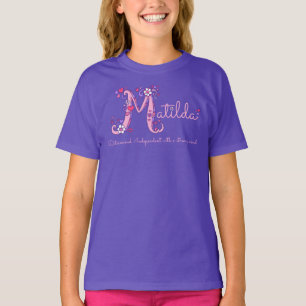 T-shirt nommé de monogramme de signification des