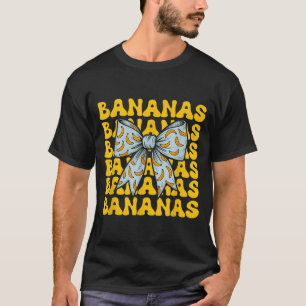 T-shirt Noms de famille Bananas Rétro Coquette Bow Femmes