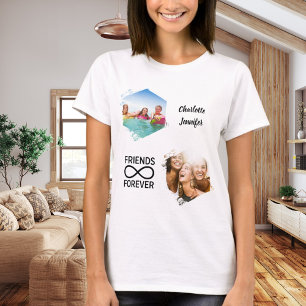 T-shirt Noms de photos d'amis pour toujours
