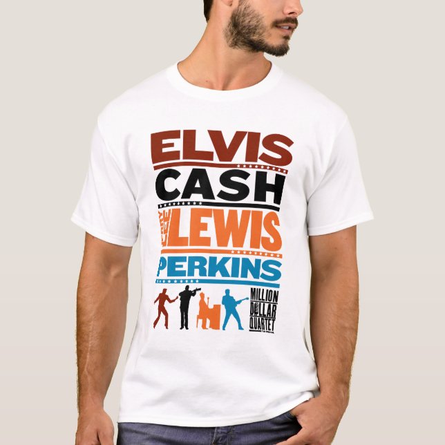 T-shirt Noms de quatuor de millions de dollars (Devant)