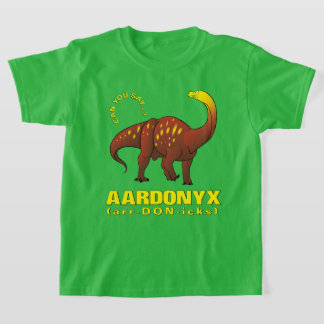 T-shirt Noms des grandes espèces disparues (#1) : enfants