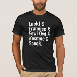 T-shirt Noms des oiseaux