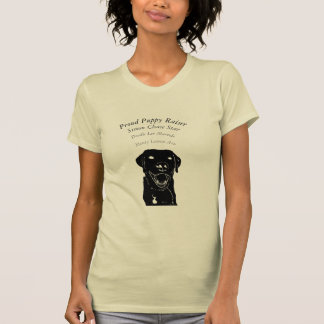 T-shirt Noms fiers de chiot d'éleveur de chiot