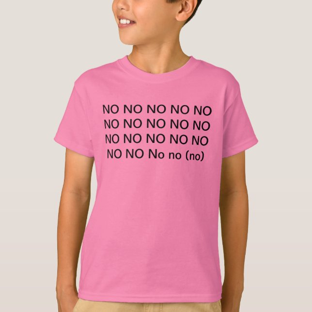 T-shirt non (Devant)