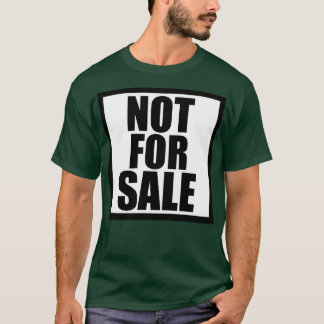 T-shirt Non à vendre