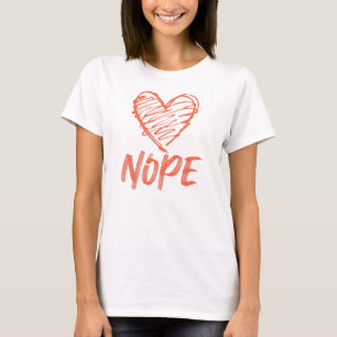 T-shirt Non, Anti Saint-Valentin