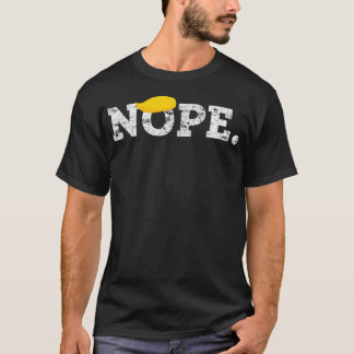 T-shirt Non Au Président Donald Trump Qui Ébranle Funny An