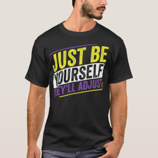 T-shirt Non Binaire Soyez VôtreIls Ajustent LGBT Enby Non 