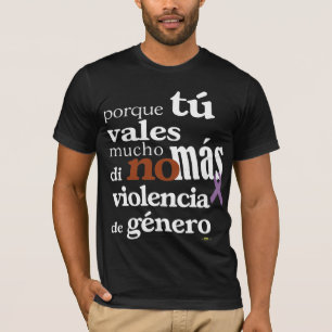 T-shirt Non Davantage de Violence de Type
