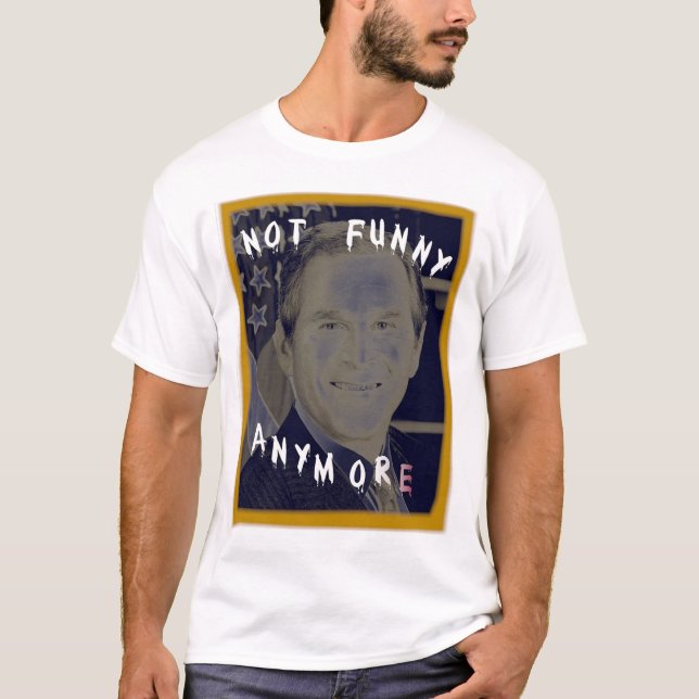 T-shirt non drôle plus (Devant)