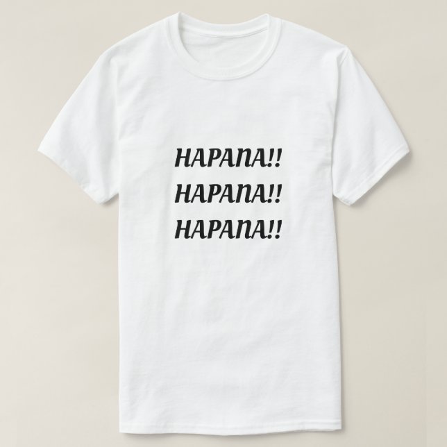 T-shirt non en Swahili (Hapana) (Design devant)