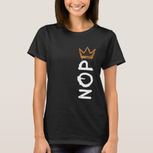 T-shirt Non il n'y a pas de rois Amérique Démocratie Anti-
