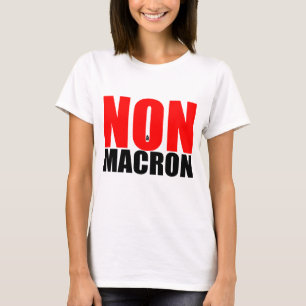 T-shirt NON MACRON d'à