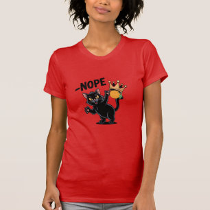 T-shirt Non, No Orange Kings dit Cat Red