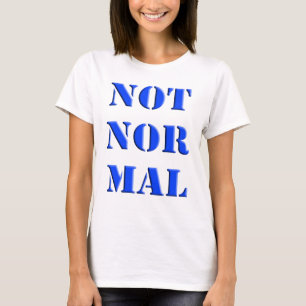 T-shirt Non normal