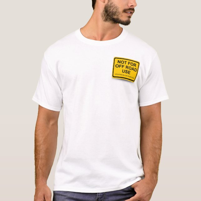 T-shirt non tous terrains (Devant)