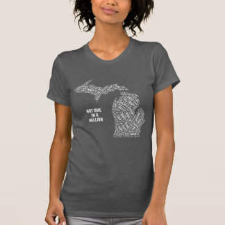 T-shirt Non un à million à du Michigan